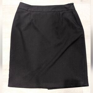 PURE Alfred Sung Black Pencil Midi Dress Skirt Size 10